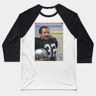 Jim Brown Raiders Return SI Cover Baseball T-Shirt